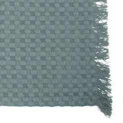 Atmosphera Créateur D'Intérieur Jeté de lit Widdy coton 130x180cm vert céladon - Atmosphera* Boutis, Couvre-Lit, Édredon