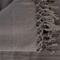 Jeté de lit 230x250 gris coton>Atmosphera Créateur D'Intérieur Sale
