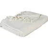 Atmosphera Créateur D'Intérieur Jeté de lit 230x250 ivoire coton* Boutis, Couvre-Lit, Édredon