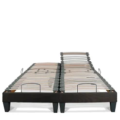 Bellecour Jeu de 2 sommiers électriques Amiral 2x70x190 cm Lattes* Sommier
