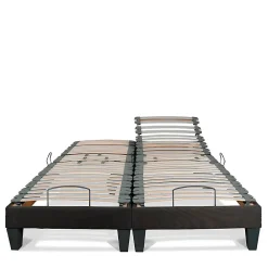 Jeu de 2 sommiers électriques Amiral 2x70x200 cm Lattes><noscript><img data-lazyloaded=