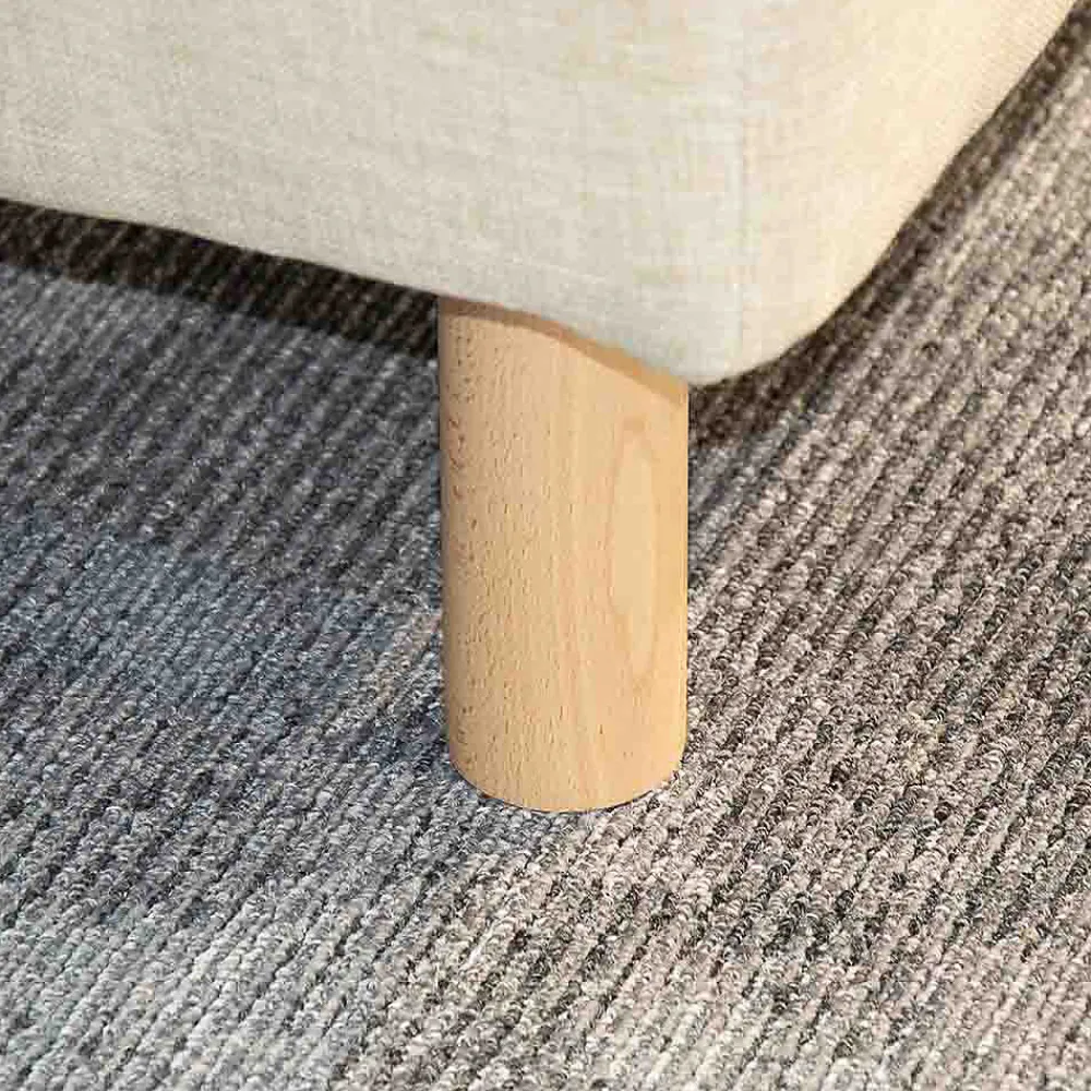 Bellecour Jeu de pieds de lit cylindriques en bois Hauteur 20 cm (lot de 4)* Pied De Lit