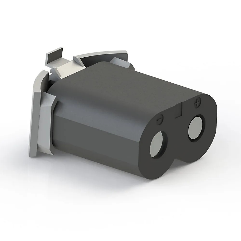 Jeu de pieds de lit cylindriques Hauteur 16 cm (2 lumineux + 2 métal Gris)>Bellecour Clearance