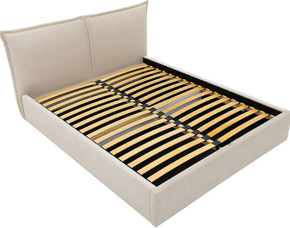 John - lit coffre - 180x200 cm - en velours - sommier inclus ->Best Mobilier Clearance