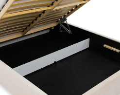 John - lit coffre - 180x200 cm - en velours - sommier inclus -><noscript><img width=