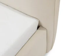 Best Mobilier John - lit coffre - 140x200 cm - en velours - sommier inclus -* Lit Coffre