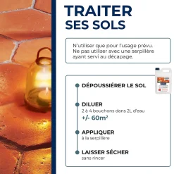 Starwax Lait de brillance tomettes et terres cuites 5L* Nettoyant Et Entretien Pour Sol