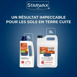 Starwax Lait de brillance tomettes et terres cuites 5L* Nettoyant Et Entretien Pour Sol