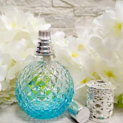 Mamamanuela Lampe catalytique Blue Diamonds + Parfum Winter Citrus 500 ml - Élimine mauvaises odeurs, parfume et améliore qualité de l'air* Désodorisant Et Parfum D'Ambiance