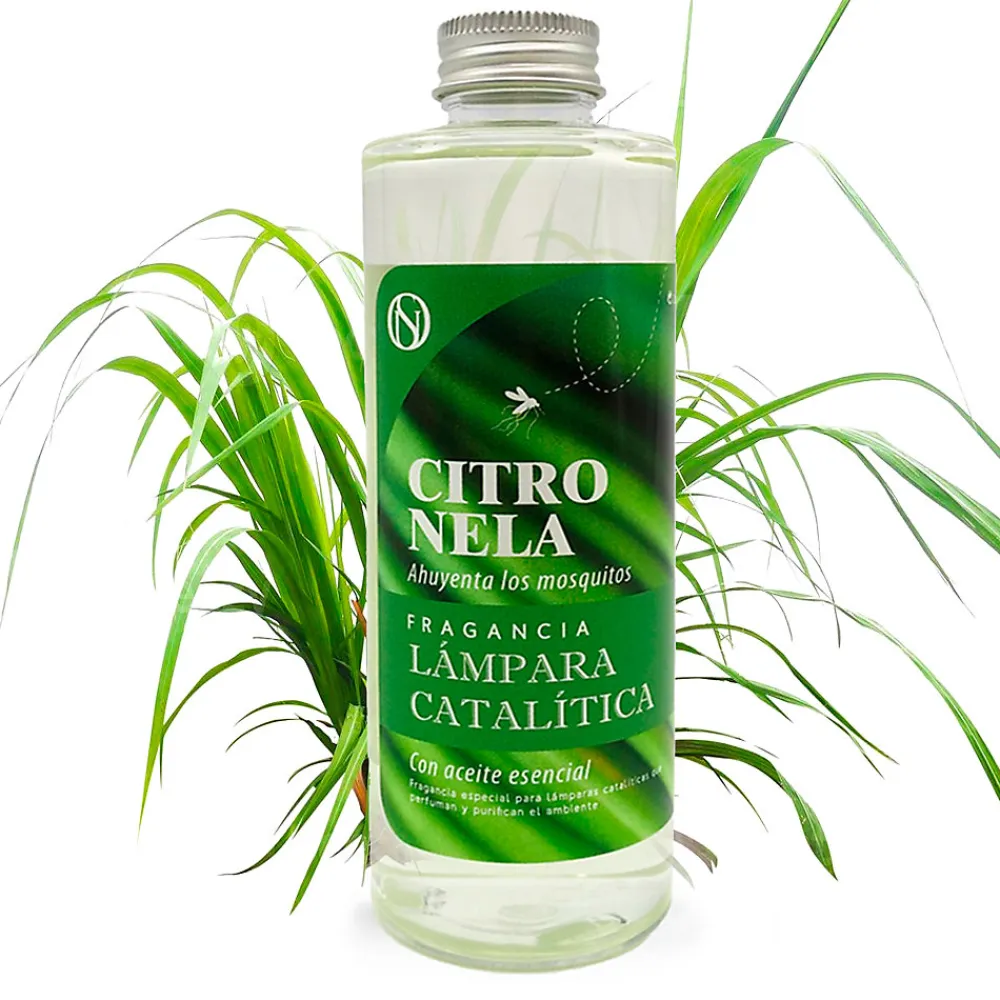 Lampe catalytique Blue Diamonds + Parfum Citronnelle 500 ml - Élimine mauvaises odeurs, parfume et améliore la qualité de l'air>Mamamanuela Hot