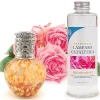 Mamamanuela Lampe catalytique Drops Orange + Parfum Bed of Roses 500 ml - Élimine mauvaises odeurs, parfume et améliore la qualité de l'air* Désodorisant Et Parfum D'Ambiance
