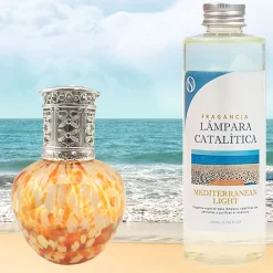 Mamamanuela Lampe catalytique Drops Orange + Mediterranean Light 500 ml - Élimine mauvaises odeurs, parfume et améliore la qualité de l'air* Désodorisant Et Parfum D'Ambiance