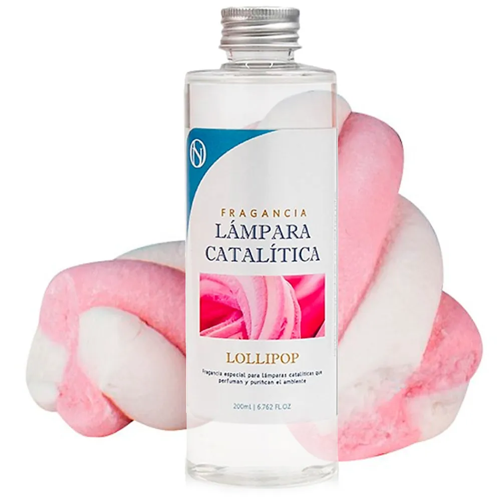 Lampe catalytique Mosaïque Bicolore + Parfum Lollipop 500 ml - Élimine mauvaises odeurs, parfume et améliore qualité de l'air>Mamamanuela Online