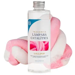 Mamamanuela Lampe catalytique Mosaïque Noir + Parfum Lollipop 200 ml - Élimine les mauvaises odeurs, parfume et améliore la qualité de l'air* Désodorisant Et Parfum D'Ambiance