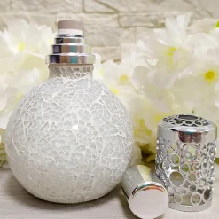 Lampe catalytique Mosaïque Blanc + Parfum Mediterranean Light 200ml. Élimine mauvaises odeurs, parfume et améliore qualité de air><noscript><img width=