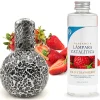 Lampe catalytique Mosaïque Noir + Parfum Wild Strawberry 500 ml - Élimine mauvaises odeurs, parfume et améliore qualité de l'air>Mamamanuela Sale