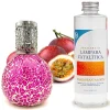 Lampe catalytique Mosaïque Fuchsia + Caribbean Passion 200 ml - Élimine mauvaises odeurs, parfume et améliore qualité de l'air>Mamamanuela New
