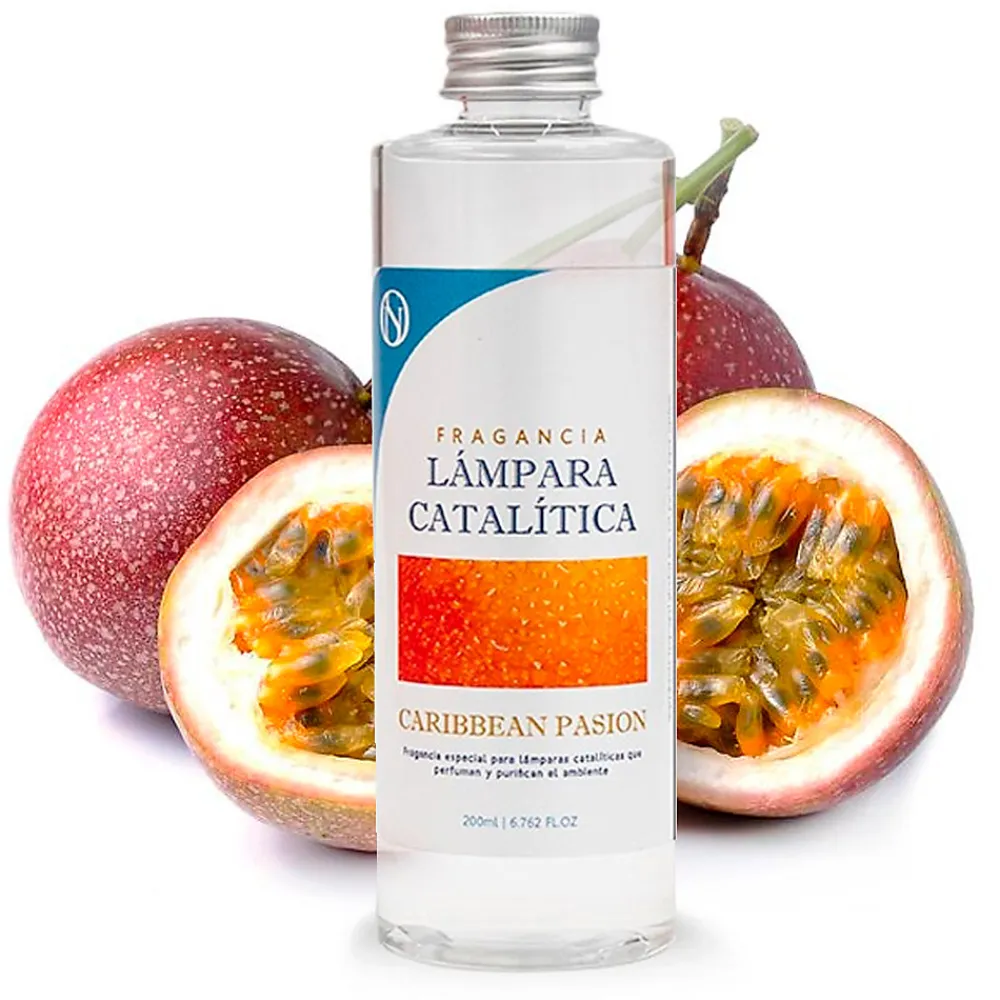 Lampe catalytique Mosaïque Fuchsia + Caribbean Passion 500 ml - Élimine mauvaises odeurs, parfume et améliore qualité de l'air>Mamamanuela Hot