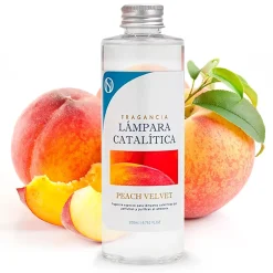 Mamamanuela Lampe catalytique Mosaïque de minuit + Parfum Peach Velvet 200 ml - Élimine mauvaises odeurs, parfume et améliore qualité de l'air* Désodorisant Et Parfum D'Ambiance