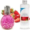 Lampe catalytique Mosaïque Fuchsia + Wild Strawberry 200 ml - Élimine mauvaises odeurs, parfume et améliore qualité de l'air>Mamamanuela Best