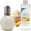 Lampe catalytique Mosaïque Blanc + Parfum Lemon Cake 200 ml - Élimine mauvaises odeurs, parfume et améliore la qualité de l'air>Mamamanuela New