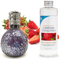 Lampe catalytique Mosaïque de minuit + Wild Strawberry 500 ml - Élimine mauvaises odeurs, parfume et améliore la qualité de l'air>Mamamanuela Online