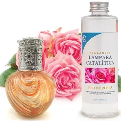 Lampe catalytique Orange Waves + Parfum Bed of Roses 200 ml - Élimine mauvaises odeurs, parfume et améliore la qualité de l'air>Mamamanuela Hot
