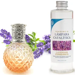Lampe catalytique Orange Diamonds + Lavender Expression 200 ml - Élimine mauvaises odeurs, parfume et améliore la qualité de l'air>Mamamanuela Best