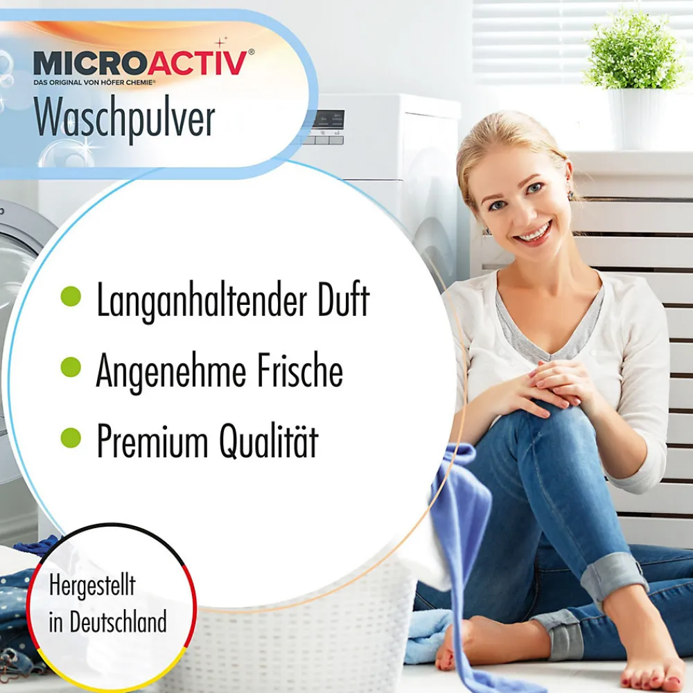 Lessive En Poudre Microactiv, 400 kg, Puissante Pour Blanc Et Couleurs>Höfer Chemie Online
