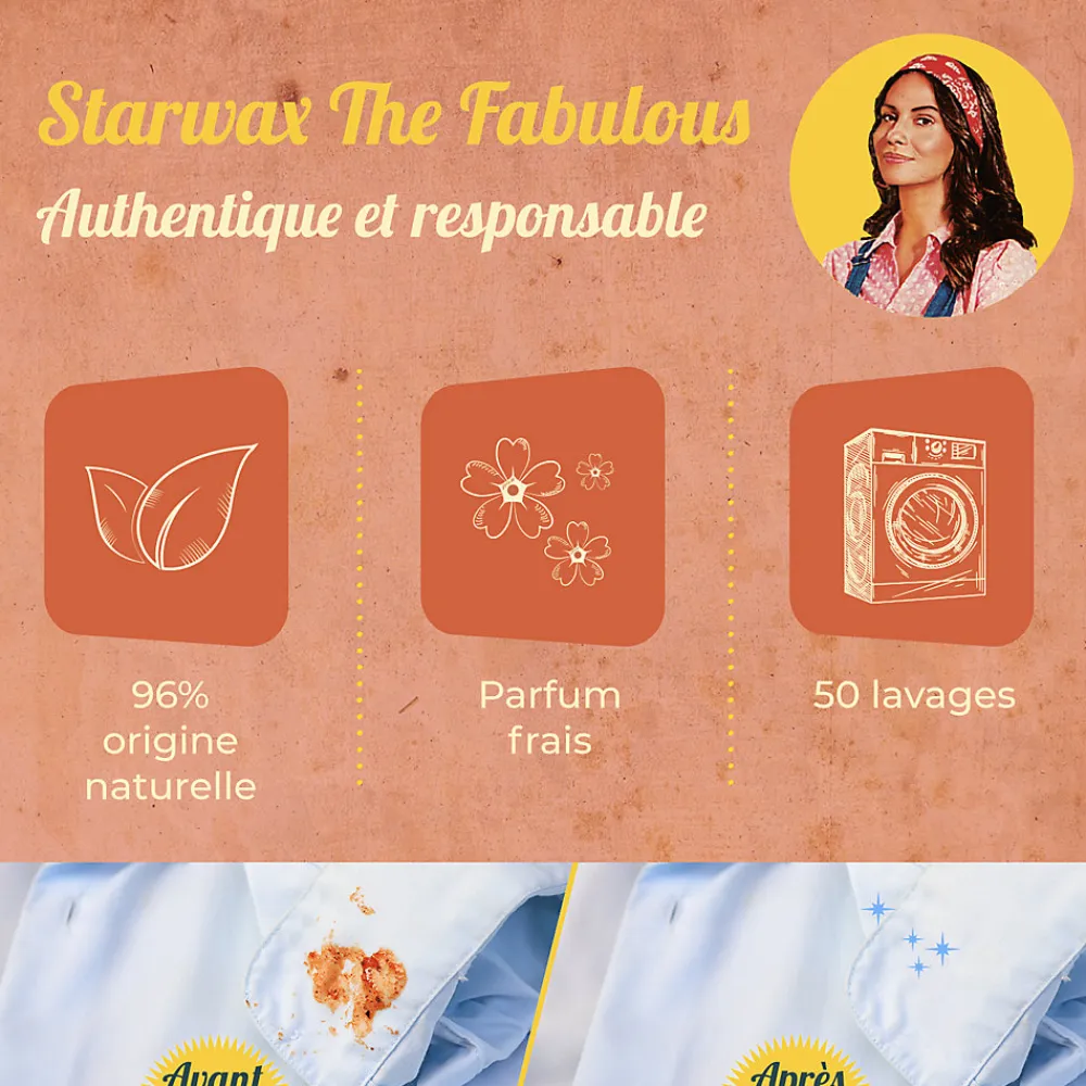 Lessive liquide Starwax The fabulous 1,5 L>Starwax Fabulous Hot