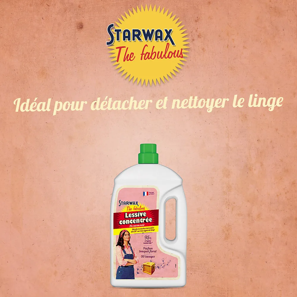 Lessive liquide Starwax The fabulous 1,5 L>Starwax Fabulous Hot