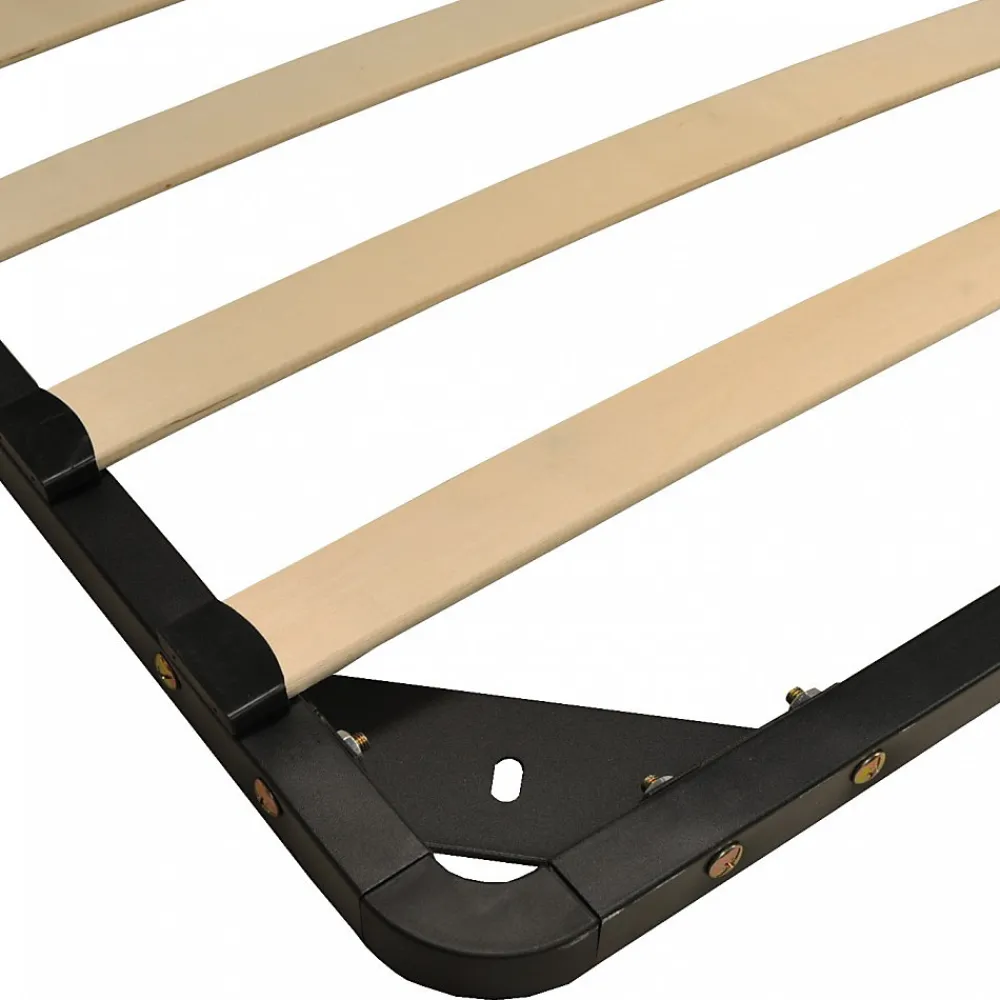 Lit 1 place 90x190cm blanc KIAPA couleur chêne inclus sommier et 2 tiroirs pour rangement>Bb Loisir Hot