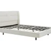 Lit 140 x 190 cm - Tissu bouclette - Beige - ISYDE>Vente-unique New