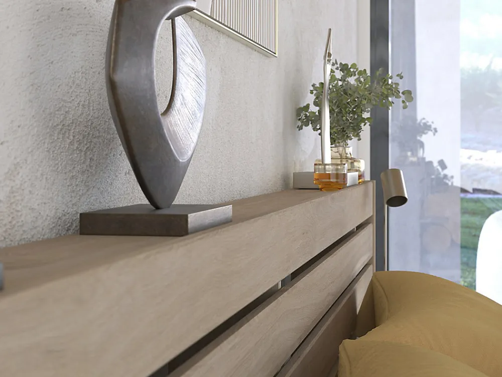 Lit 180 x 200 cm avec rangements - Coloris : Naturel + Sommier + Matelas - TENALIA>Vente-unique