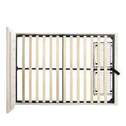 Gutent Lit adulte lit coffre lit 140x200 cm lit de rangement lit rembourré hydraulique lit 2 tiroirs lit double velours beige* Lit Avec Rangement