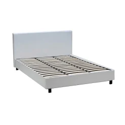 Lit ATLANTA 160x200 + 1 sommier / Blanc>Weber Industries Outlet