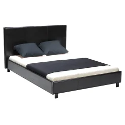 Lit ATLANTA 140x190 + 1 sommier / Noir>Weber Industries Online