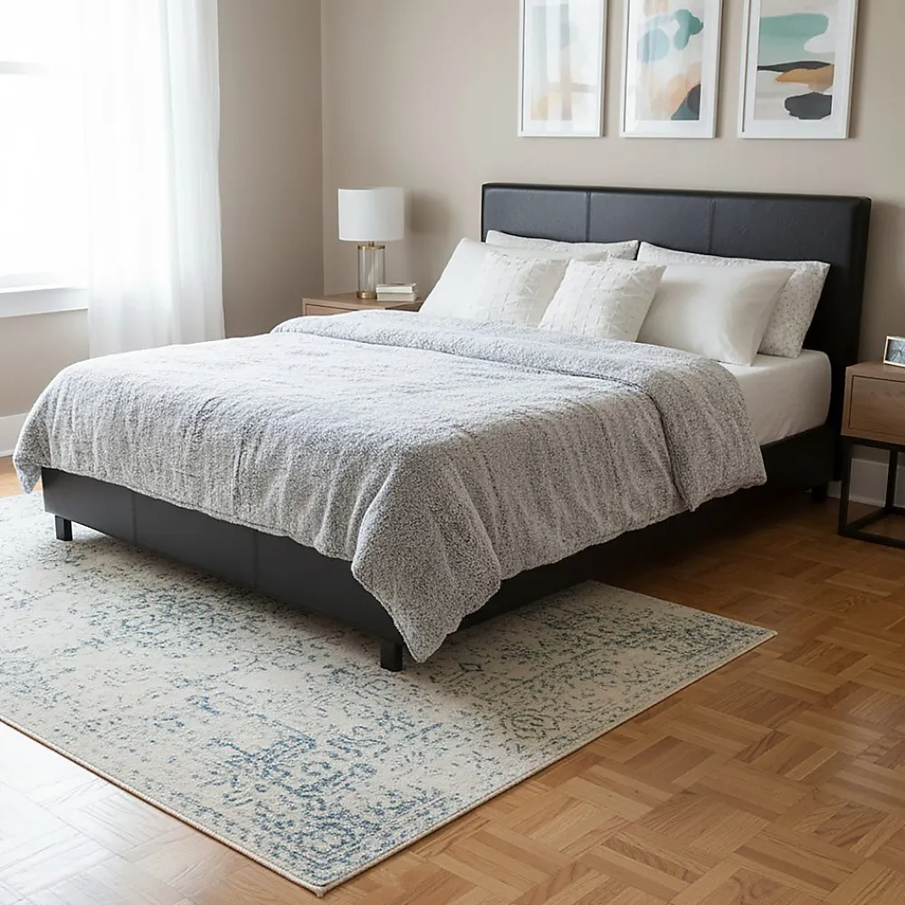 Lit ATLANTA 140x190 + 1 sommier / Noir>Weber Industries Online
