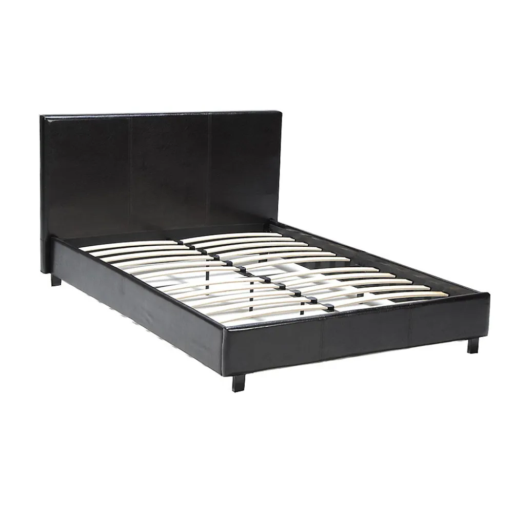 Lit ATLANTA 140x190 + 1 sommier / Noir>Weber Industries Online