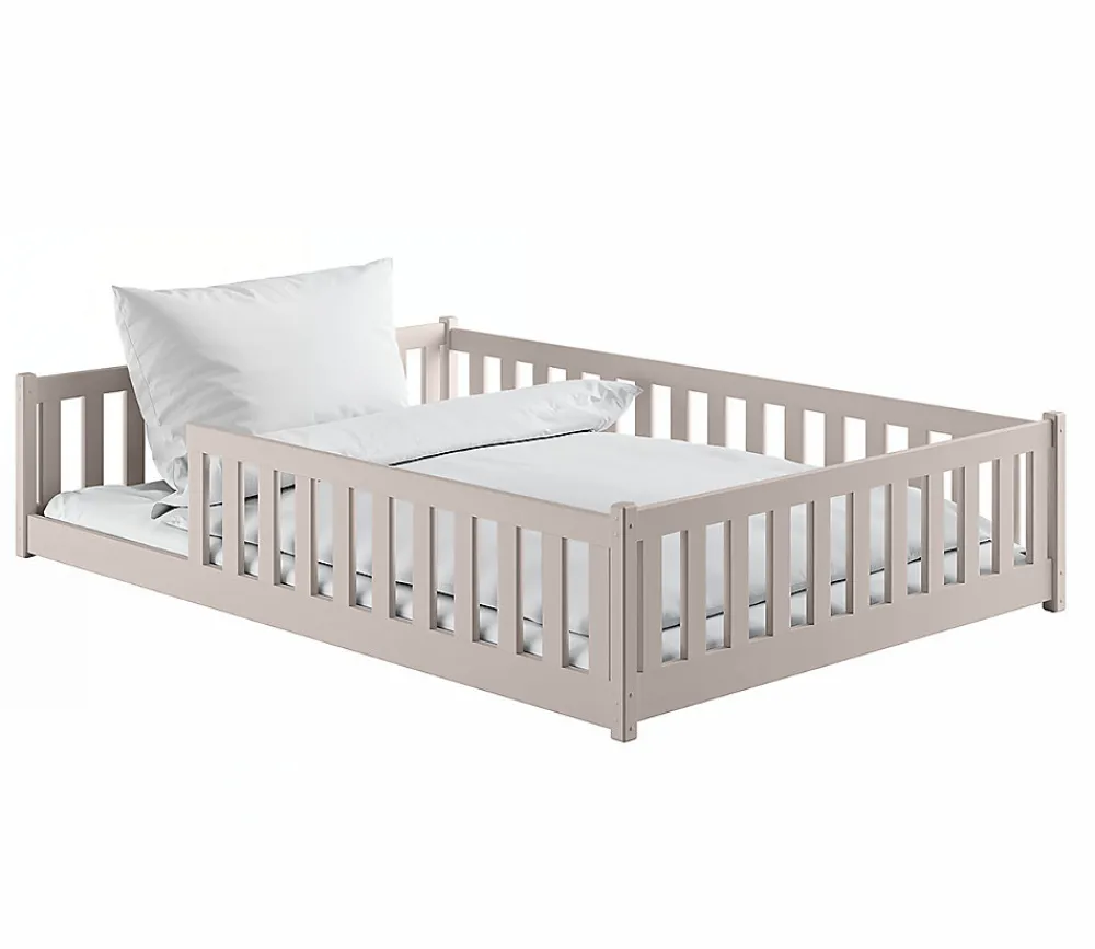 Lit au sol 140x200 sommier inclus Maya Cachemire>Petits-Meubles New