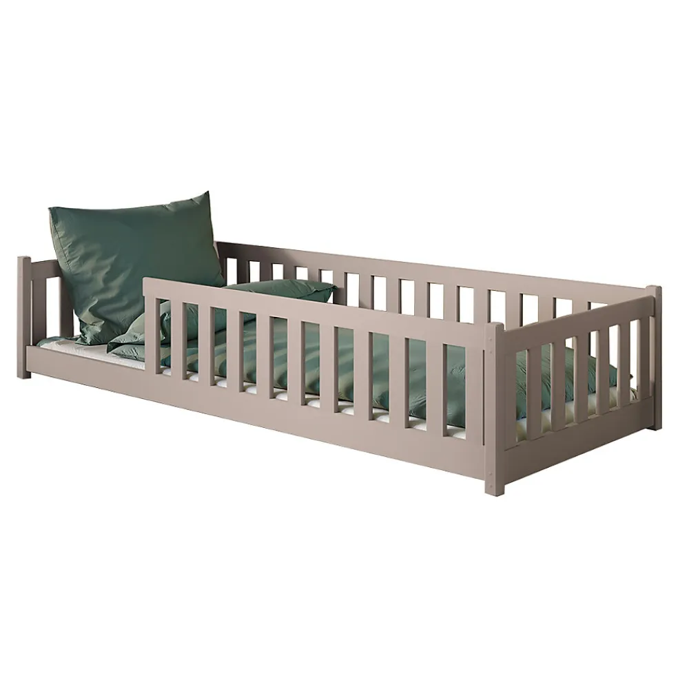 Lit au sol 90x200 sommier inclus Maya Cachemire>Petits-Meubles Best