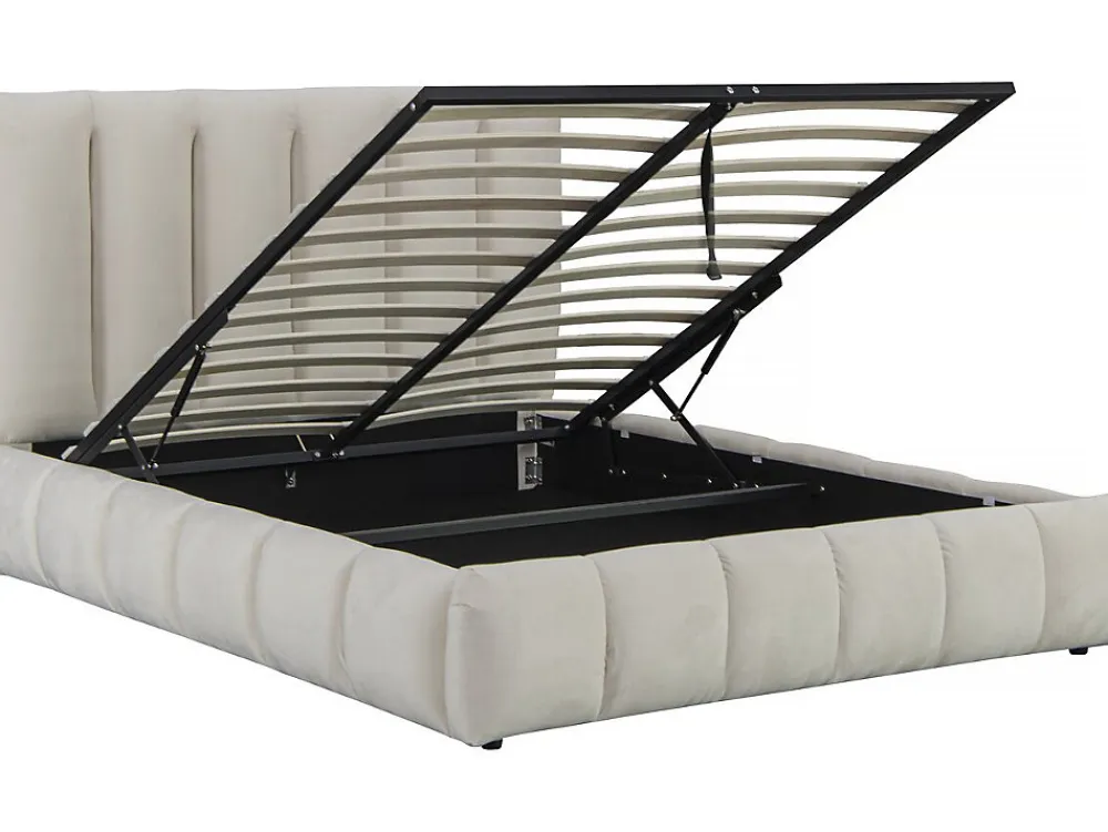 Lit avec coffre "Annie" 180 x 200 cm Beige>Palozi Home Online