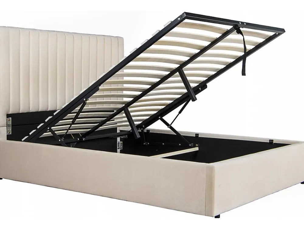 Habitat Et Jardin Lit avec coffre "Mia" 160 x 200 cm Beige* Lit Coffre