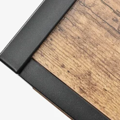 Lit avec rangement 90x200 cm - Lit Simple Cadre de Lit en Métal - avec Sommier à Lattes - Métal - Sans Matelas - Noir><noscript><img width=