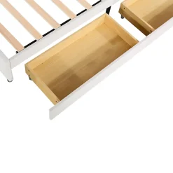 Okwish Lit avec rangement 140x200 cm - Lit double tête fleur - Velours - Sans Matelas - Beige* Lit Avec Rangement