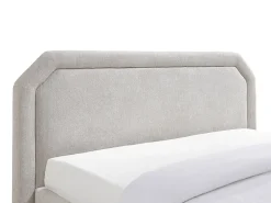 Vente-unique Lit avec tiroirs 180 x 200 cm - Tissu - Beige - INASTO* Lit Avec Rangement