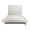 Lit avec tête de lit bouclette et sommier tapissier - Lit en bois massif>Sommeil De Plomb Hot