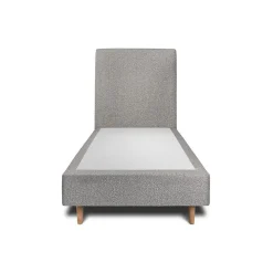 Sommeil De Plomb Lit avec tête de lit bouclette et sommier tapissier - Lit en bois massif* Lit Simple