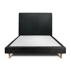 Sommeil De Plomb Lit avec tête de lit bouclette et sommier tapissier - Lit en bois massif* Lit Simple