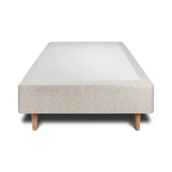 Sommeil De Plomb Lit avec tête de lit bouclette et sommier tapissier - Lit en bois massif* Lit Simple